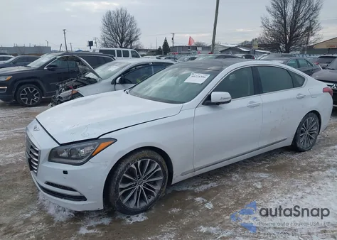 2015 Hyundai Genesis 3.8 из США, поврежденный, VIN KMHGN4JE8FU073311